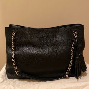 Tory Burch Bombe Black Tote